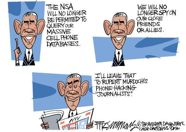 Daily Fitz Cartoon: NSA